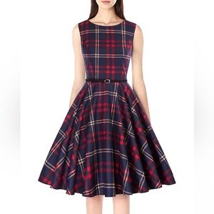 Grace Karin Vintage Sleeveless Dress With Belt